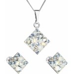 Pavona sada s krystaly Swarovski náušnice a přívěsek mix barev kosočtverec 39126.3 light sapphire – Zboží Mobilmania