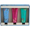 Kosmetická sada Heathcote & Ivory Trilogy Pink Blue Green hydratační krém na ruce a nehty 3 x 30 ml dárková sada