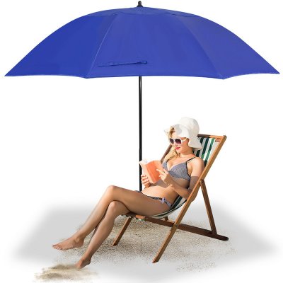 Jiubiaz Parasol Zahradní deštník Camping Weatherproof Garden Balcony Umbrella Steel 210cm – Zbozi.Blesk.cz