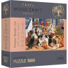 Puzzle TREFL Wood Craft Origin Psí přátelství 1000 dílků