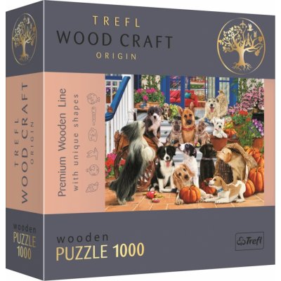 TREFL Wood Craft Origin Psí přátelství 1000 dílků – Sleviste.cz