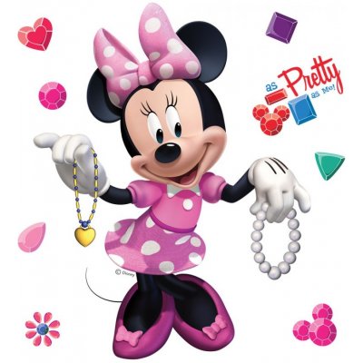 AG Design Samolepky na zeď Disney Minnie 30 x 39 cm, – Zbozi.Blesk.cz