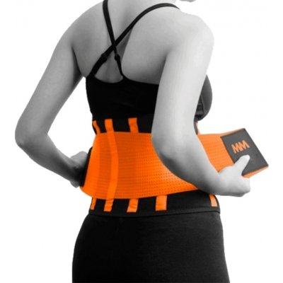MADMAX Slimming and Support Belt neoprenový fitness pás oranžový – Hledejceny.cz