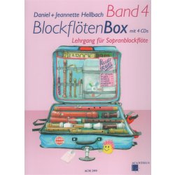 BlockflötenBox Band 4 + 4x CD škola hry na zobcovou flétnu