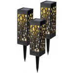Die moderne Hausfrau Solární zahradní zápich Ornament, 3 ks – Hledejceny.cz
