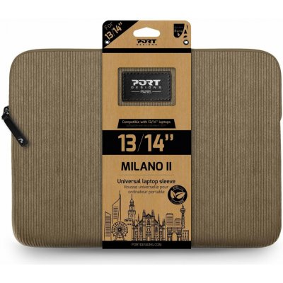 PORT DESIGNS Milano II ECO Sleeve 13/14'' hnědé 140723 – Zboží Živě