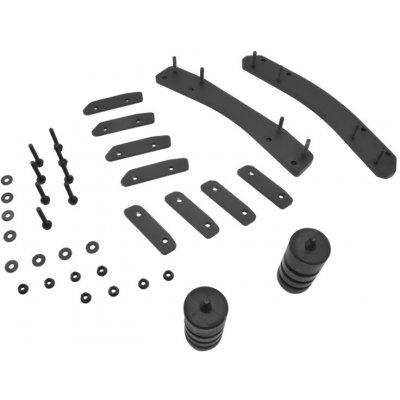 Montážní držák nosiče nadrozměrných rezervních pneumatik, Černá, Jeep Wrangler JL – Zboží Mobilmania