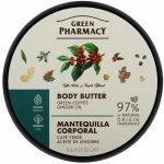 Green Pharmacy tělové máslo zelená káva a zázvorový olej 200 ml – Zboží Dáma