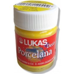 Barvy na porcelán citrónová žluť 15ml