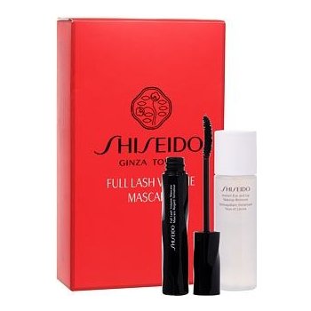 Shiseido Full Lash Volume Full Lash Volume Mascara 8 ml + odličovač očí Instant Eye And Lip 30 ml dárková sada