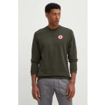 Fjällräven 1960 Logo Badge Sweater deep Forest – Zboží Mobilmania
