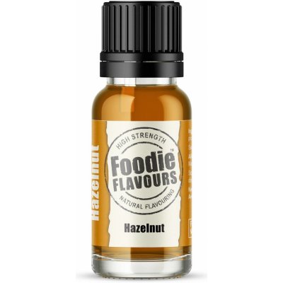 Foodie Flavours Přírodní koncentrované aroma 15 ml lískový ořech – Zboží Dáma