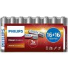 Baterie primární Philips AAA 32ks LR03P32FV/10