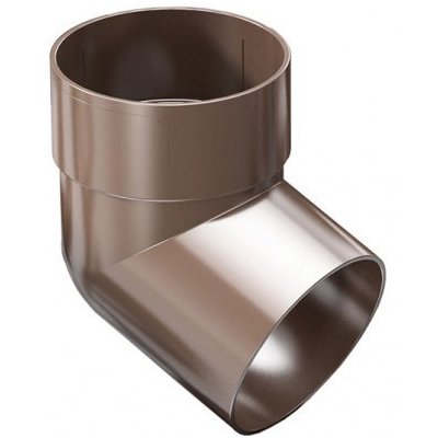 Gutta Aqua plastové okapové koleno 67,5° 63 mm hnědé – HobbyKompas.cz