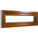 SkladOken.cz Okno sklopné 120x42 cm bílá zlatý dub – Sleviste.cz