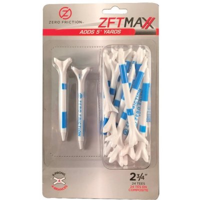 Zero Friction golfové tee MAXX 4 hroty 2-3/4" 24ks White/Blue – Zboží Dáma