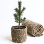 Unigardia 250 g/m2 80 x 500 cm hnědá – Zboží Mobilmania