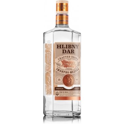 Hlibny Dar Crafted Zázvorovo-Medová Vodka 40% 0,7 l (holá láhev) – Hledejceny.cz