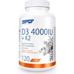SFD Nutrition Vitamín D3 4000 + K2 120 tablet – Hledejceny.cz