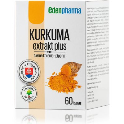 EDENPharma Kurkuma extrakt plus 60 kapslí – Hledejceny.cz