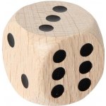 Velká dřevěná hrací kostka 2 cm – Zboží Živě