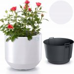 Prosperplast Květináč s vkladem HEOS 39 cm bílý – Zboží Dáma