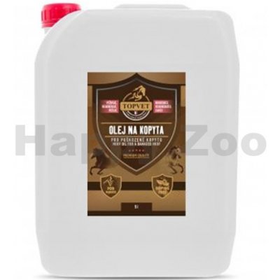 Topvet Olej na kopyta - pro zdravé kopyto 5l – Zboží Dáma