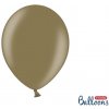 Balónek PartyDeco Balonek latex hnědý světlý metalický 30 cm