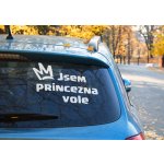 E-cut.cz Samolepka Jsem Princezna Vole - 12x8,1 cm – Zboží Živě