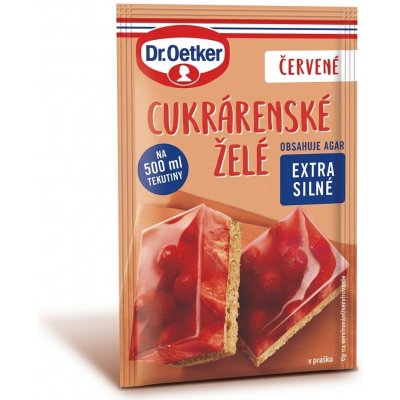 Dr. Oetker Cukrárenské želé červené 10 g – Hledejceny.cz