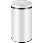 Monzana Bezdotykový odpadkový koš nerezová ocel, krémový, 30 l 105485 – Zboží Dáma