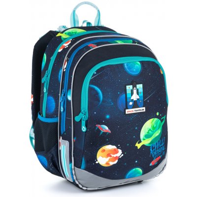 Topgal batoh ELLY 21015 B planetky modrý – Zboží Mobilmania