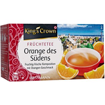King's Crown ovocný čaj s pomeranči z jihu 20 ks 40 g