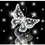 Norimpex Diamantové malování 7D Noční motýl 30 x 40 cm – Zboží Mobilmania