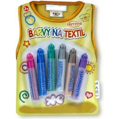 Třpytivé barvy na textil na blistru FBG076 – Zboží Dáma