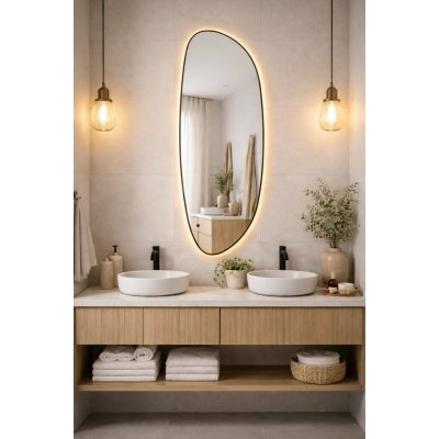 Baltica Design Stone Fluid 50x155 cm černá 5904107932767 – Hledejceny.cz