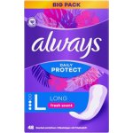 Always Daily Protect Long Fresh Scent slipové vložky s parfemací 48 ks – Zboží Dáma