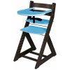 Jídelní židlička Hajdalánek Rostoucí ELA wenge modrá