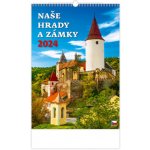 Nástěnný Naše hrady a zámky 2024 – Hledejceny.cz