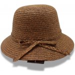 Krumlovanka dámský letní nemačkavý slamák Cloche melange 100% Paile natural P-12528 starorůžová – Hledejceny.cz