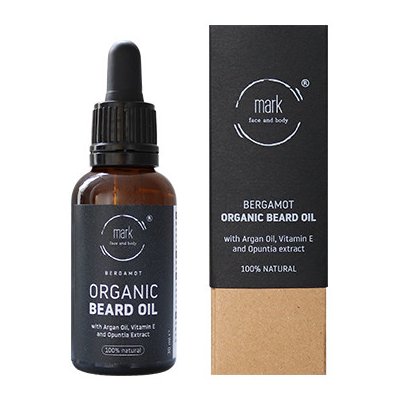 Mark organic beard oil ošetřující olej na bradu a vousy 30 ml – Sleviste.cz