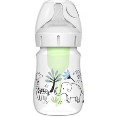 Dr. Brown’s kojenecká láhev Džungle options+ Wide Neck Anti colic 1 ks WB51008-I 150 ml – Zboží Mobilmania