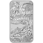 Perth Mint Stříbrná mince Dragon Rectangular 1 Oz – Zboží Dáma