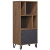 Knihovna trendteam Knihovna Touch Oak Melamin 136 cm