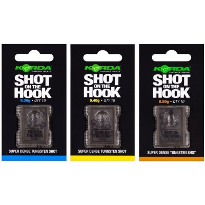 Korda Závaží Shot On The Hook 10 ks 0,5 g – Hledejceny.cz