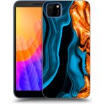 Picasee silikonové Huawei Y5P - Gold blue čiré – Zbozi.Blesk.cz