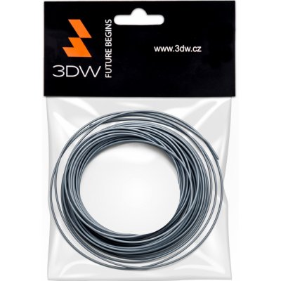 3DW - ABS 1,75 mm stříbrná, 10m, tisk 220-250°C – Zboží Živě