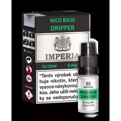 IMPERIA NICO BASE DRIPPER PG30/VG70 6MG 5X10ML – Hledejceny.cz