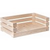 Úložný box Čisté dřevo otevřená bedna stohovatelná 60x40x20 cm P6039