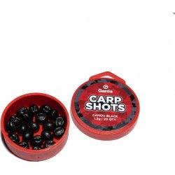 Garda Zátěž Carp Shots Camou Black 1,2g 20ks